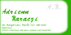 adrienn maraczi business card